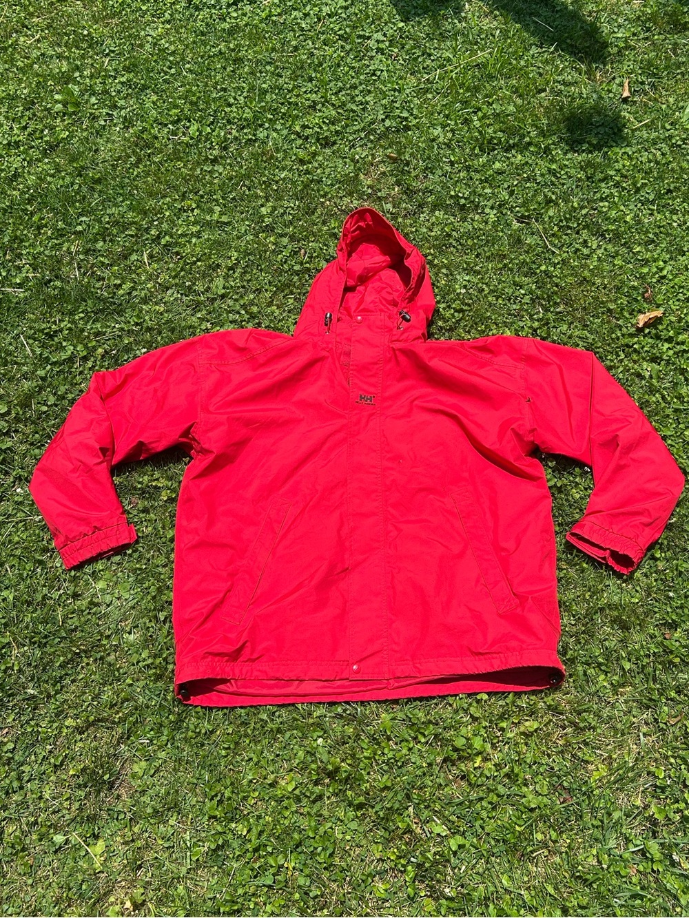 Helly Hansen Red Hooded Raincoat